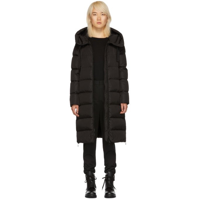 MONCLER Black Down Garrot Coat