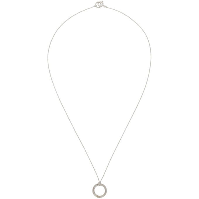 CHIN TEO CHIN TEO SILVER TRANSMISSION NECKLACE