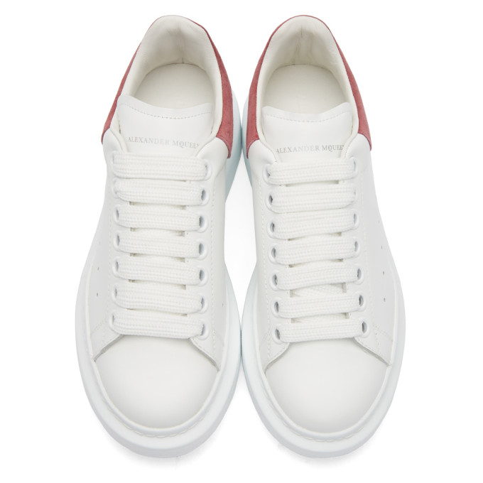 ALEXANDER MCQUEEN Suede-Trimmed Leather Exaggerated-Sole Sneakers in ...