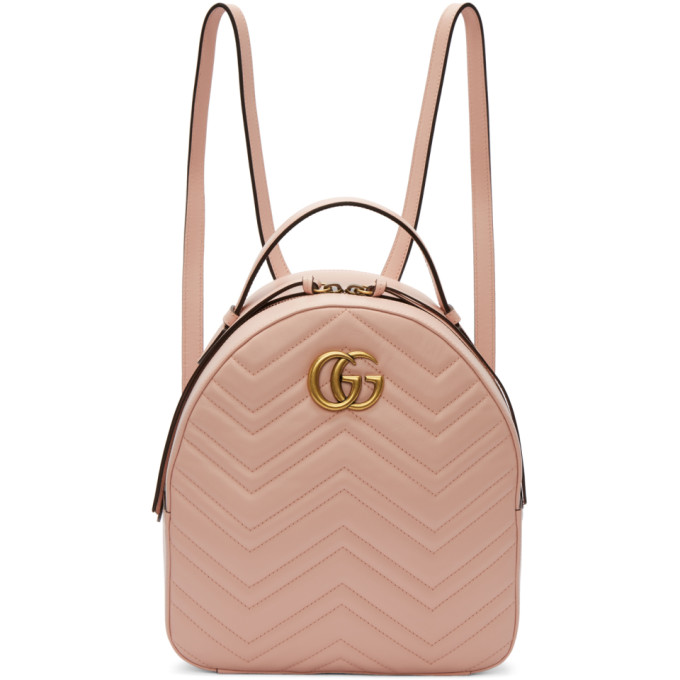 gucci marmont pink backpack