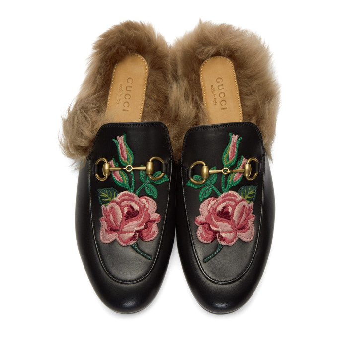 gucci fur slides sale