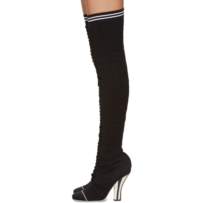 over the knee boots fendi
