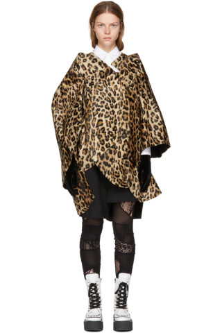 Junya Watanabe - Multicolor Leopard Cape Coat