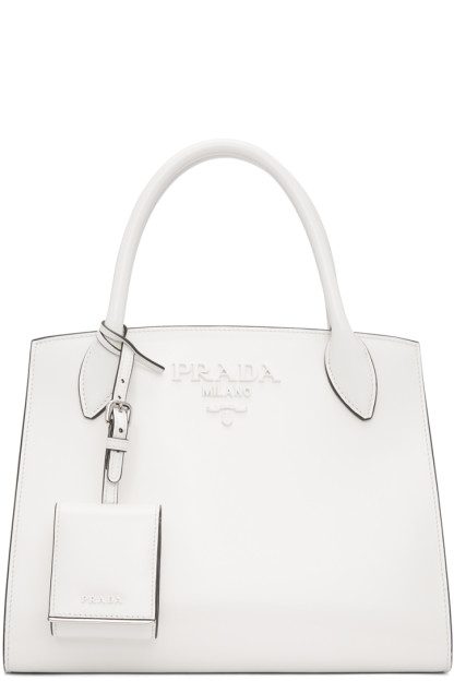 Prada - White Small Paradigm Bag