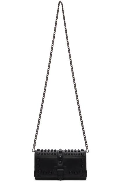 Prada - Black Mini Cahier Chain Wallet Bag