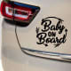 Baby on board - klistermærke #7