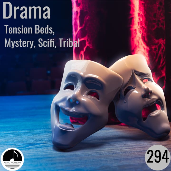 Drama 294 Tension Beds, Mystery, Scifi, Tribal