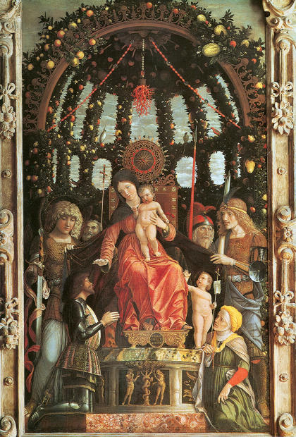 Andrea Mantegna’s Madonna della Vittoria, painted in 1496