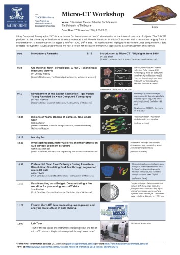 TrACEES Micro-CT Workshop