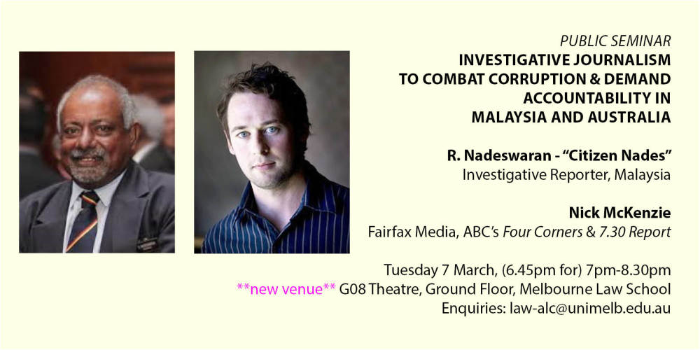Investigative Journalism to Combat Corruption and Demand Accountability in Malaysia and Australia