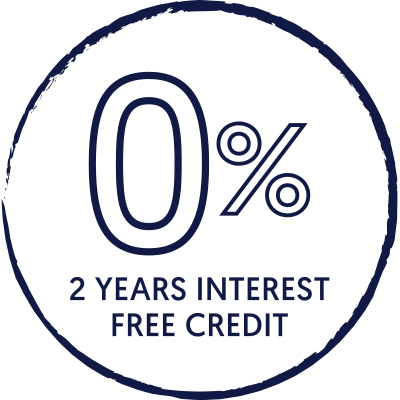 2-YEARS INTEREST FREE CREDIT