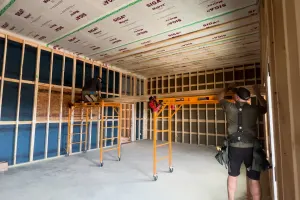 Interior Ceiling Air Barrier