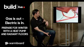 Gas is out – Electric is In. Prepare for Winter with a Heat Pump and Radiant Floors