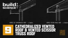 Ep. 9 - Cathedralized Vented Roof & Vented Scissor Truss Roof