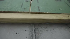FRAMING an EXTENDED MUDSILL for R-9