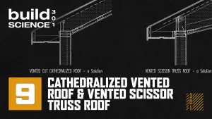Ep. 9 - Cathedralized Vented Roof & Vented Scissor Truss Roof