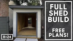 Building a shed that will LAST - Free eBook + Takeoffs! 