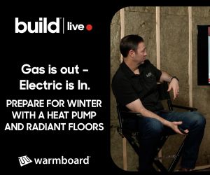Gas is out – Electric is In. Prepare for Winter with a Heat Pump and Radiant Floors