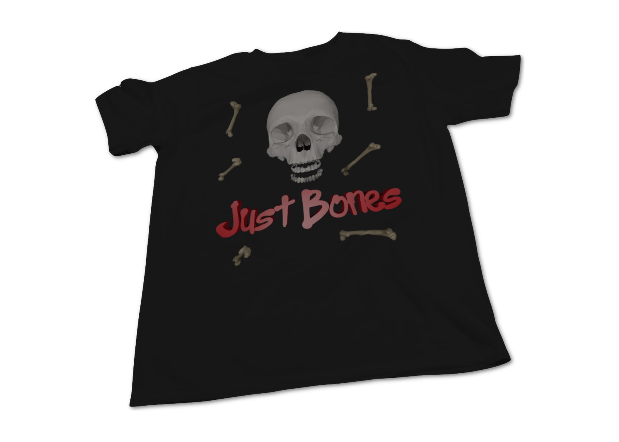 Hot dad just bones  black  1489113935