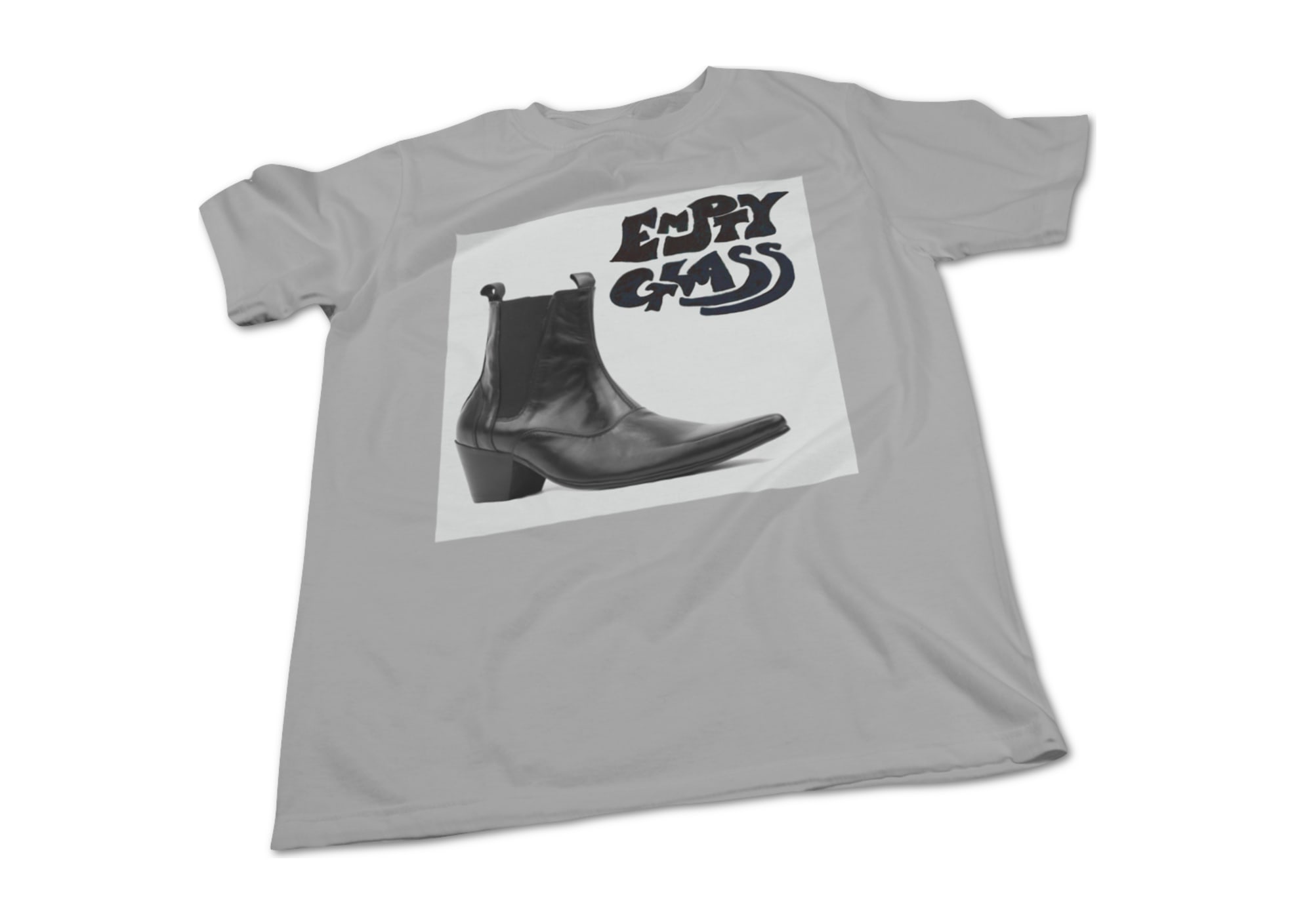 Empty glass boot   grey 1473083400