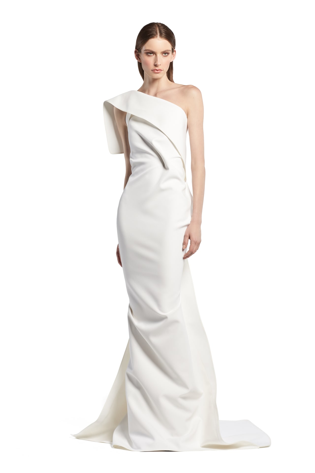 Shop Instrumental Gown White online | Gowns | Toni Maticevski