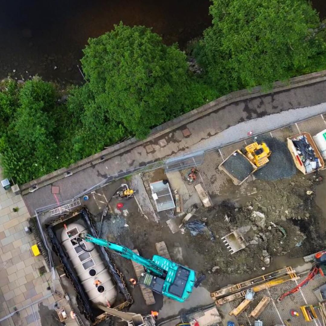 Groundforce Shorco provide support on the shore at Loch Lomond