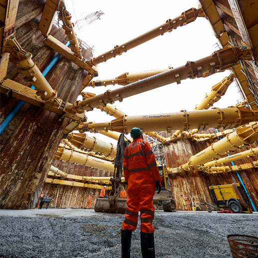 Groundforce Provides Heavy Bracing for Dover’s Dock Redevelopment