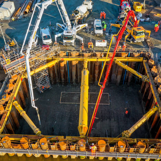 Groundforce Shorco equipment braces major bridge crossing