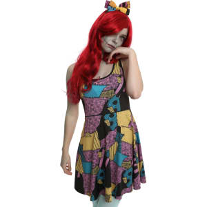 The Nightmare Before Christmas Jack Sally Reversible Dress From