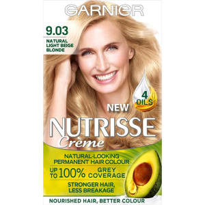 Garnier Nutrisse Crme Permanent Hair Colour 9 03 Natural Light Ash