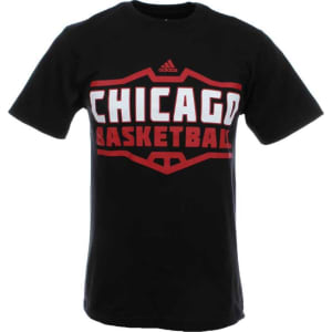 Chicago Bulls Adidas Nba Team Perimeter Tee Shirt