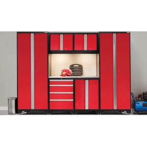 Newage Products Bold 3 0 Series 9 Piece Garage Storage Cabinet