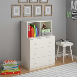 Dorel Home Furnishings Dorel Skyler Kids White 3 Drawer Dresser