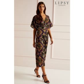 lipsy vip lace culotte jumpsuit