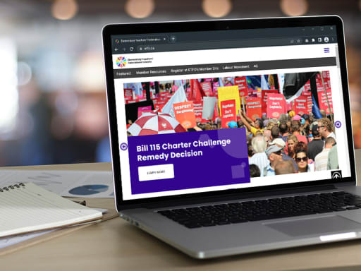 ETFO website