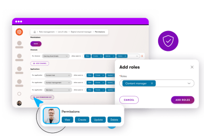 Share content securely with the right people