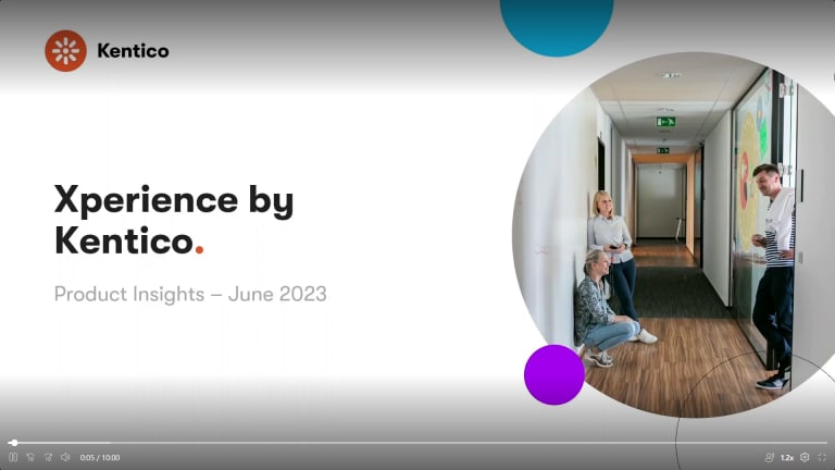 Xperience by Kentico - Product Insights: Gated Content 06-2023