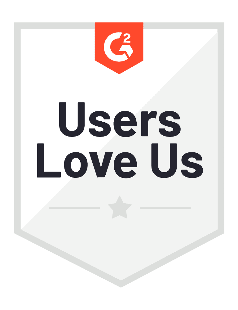 Kentico's Users Love Us badge