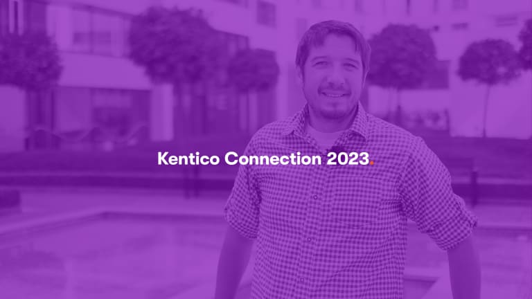 Dominik Pinter invites you to Kentico Connection 2023