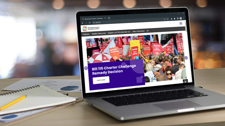 ETFO website