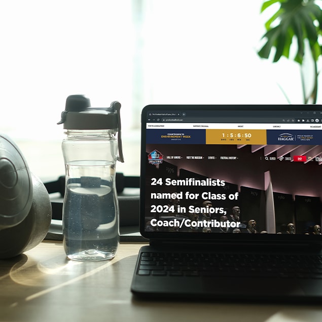 Pro Football Hall of Fame homepage