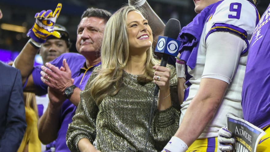 CBS’ Jamie Erdahl does play-by-play after audio issue in LSU-Alabama ...