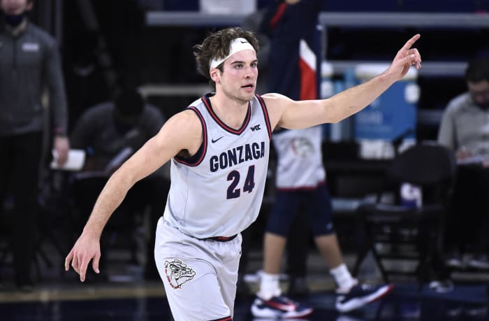 10 Men's and 10 Women's player of the year candidates - Corey Kispert, Gonzaga, Senior