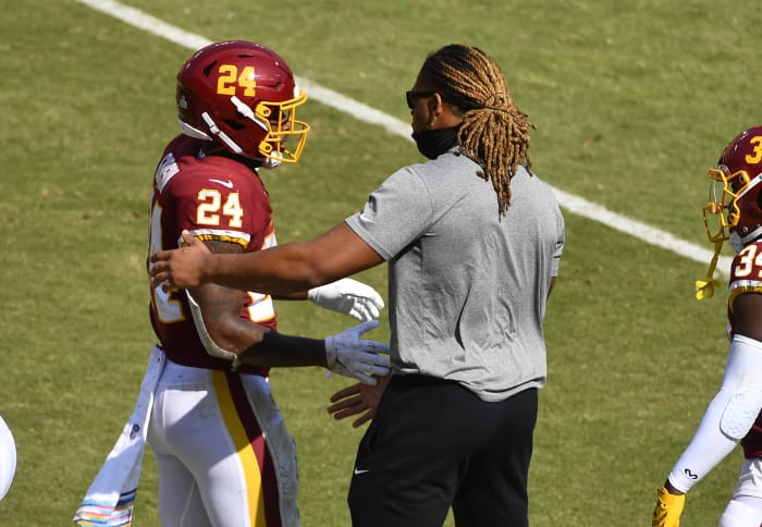 Gibson gives Haskins badly needed second weapon